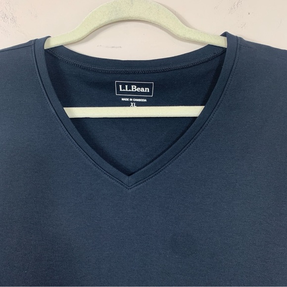 LL Bean cotton V-neck 3/4 sleeves intrinsik a/c Women’s Tee-XL - Picture 2 of 13